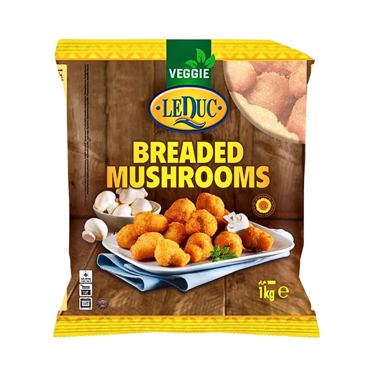 Champiñones Empanados Leduc - 1 kg 