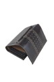 Billetera Dama Compacta con Perforaciones Marrón