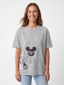 REMERA OVERSIZE CHARMS GRIS