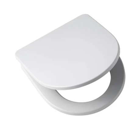 Tapa De Inodoro Blanco Brillo, Cierre Suave, Compatible Con Linea Varse / Veneto / Fontana Marca Ferrum 000
