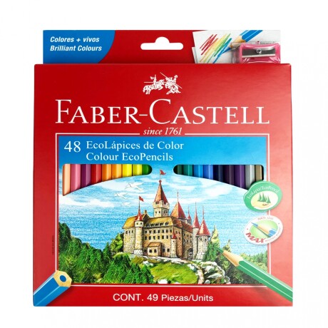 Lápices de Colores Hexagonal Faber-Castell x48 Lápices de Colores Hexagonal Faber-Castell x48