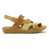 Sandalia Country Mujer Dos Tiras Con Pulsera Beige-nuez