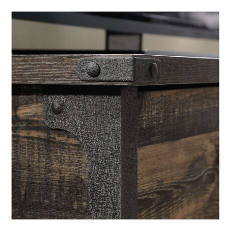 Rack para TV con Estantes Sauder Linea Steel River