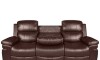 Sillón reclinable 3 cuerpos - Pu MR2138 Marrón