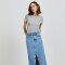 BLUSA MM FEM CINZA MESCLA
