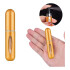 Mini Botella Atomizadora De Perfume Portátil Recargable X2 Variante Color Dorado