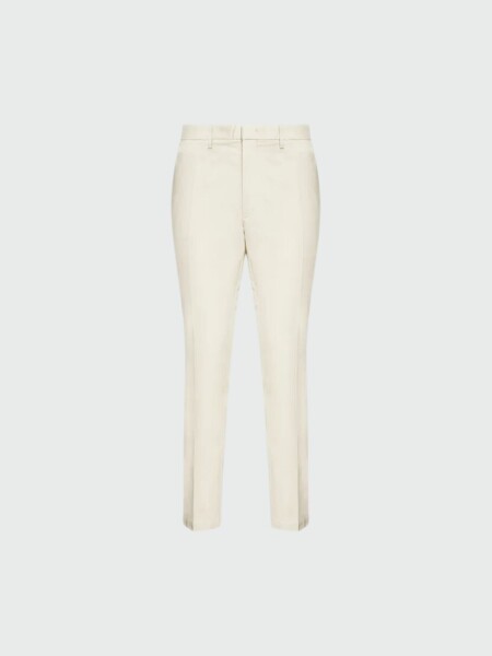 Hugo Boss -Pantalón clásico de algodón, Kaito Beige