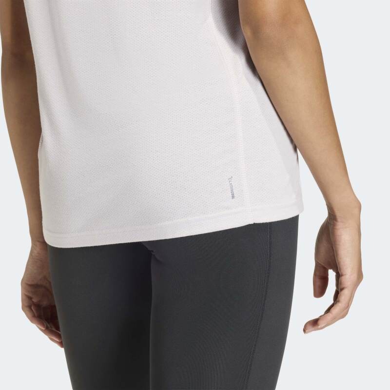 Remera Adidas Essentials Big Performance Logo Rosado