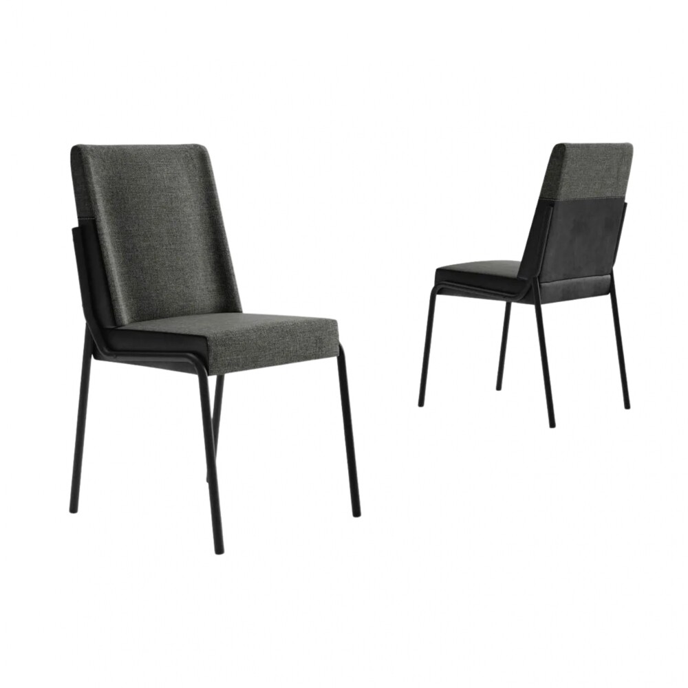 Juego de Comedor Stellar Hug Rectangular 4 sillas Negro