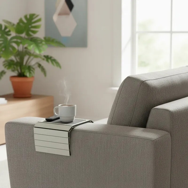 Bandeja para brazo del sofá con goma eva - Color Fendy Bandeja para brazo del sofá con goma eva - Color Fendy