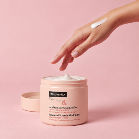 Crema Estrías Embarazo 400ml Hidratante Piel Suave Flores
