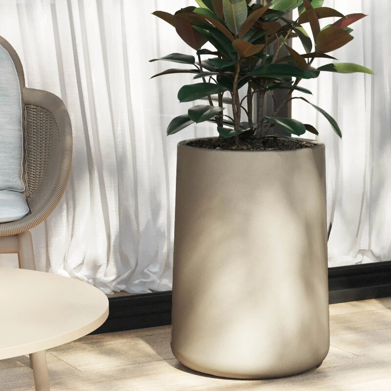 Macetero Gota 55 Beige Alto 55cm x 36cm Ancho Boca x Diam Base 40cm, 60 lts Macetero Gota 55 Beige Alto 55cm x 36cm Ancho Boca x Diam Base 40cm, 60 lts