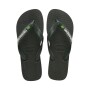 Sandalias Havaianas Brasil Logo Hombre Verde Oliva/Verde Oliva