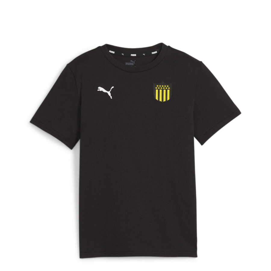 Remera Infantil Puma Peñarol Negro