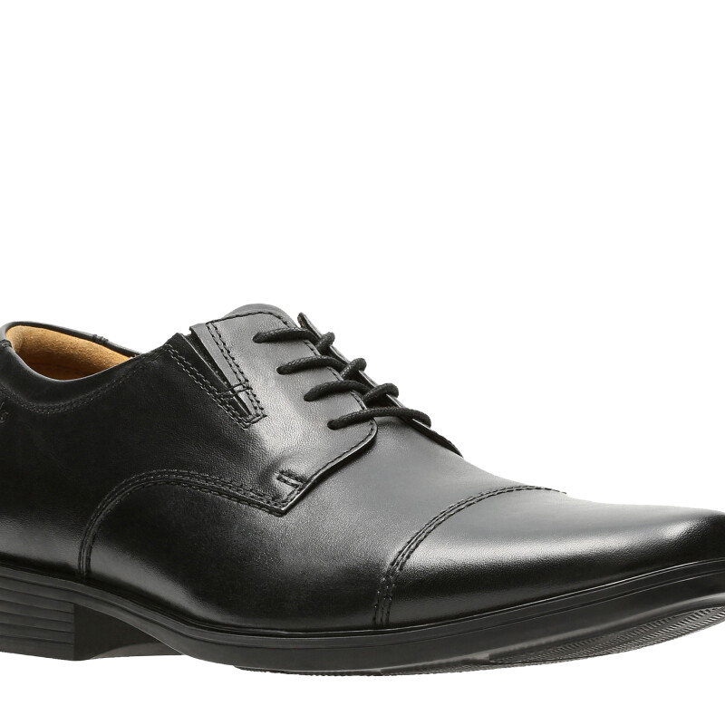 Zapato de Hombre Clarks Tilden Cap Negro