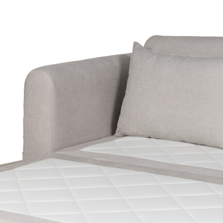 Sofá Cama Parma - Tela Microfibra TC1009 (Plata)