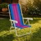 Silla reclinable 4 posiciones aluminio ROSA