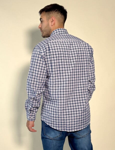 Camisa a cuadros Thot Azul