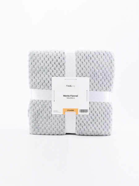 FLANNEL PANAL 2 PLAZA GRIS
