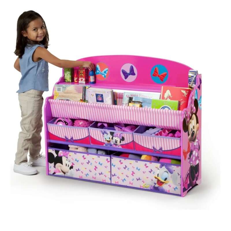 Baúl Organizador Disney De Libros y Juguetes Minnie Mouse