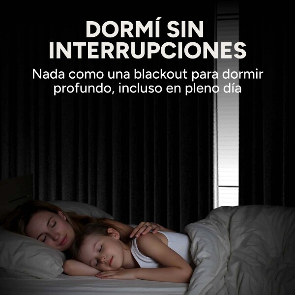 Cortina Blackout 100% Engomada Termica Set 2 Paños Tipo Lino Variante Color Gris Claro