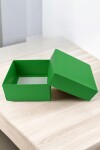 Caja eco 04 - 12x12x6 cm. VERDE BENETTON