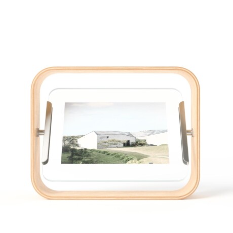 PORTARRETRATOS MADERA-Y-VIDRIO NATURAL-BEIGE BELLWOOD