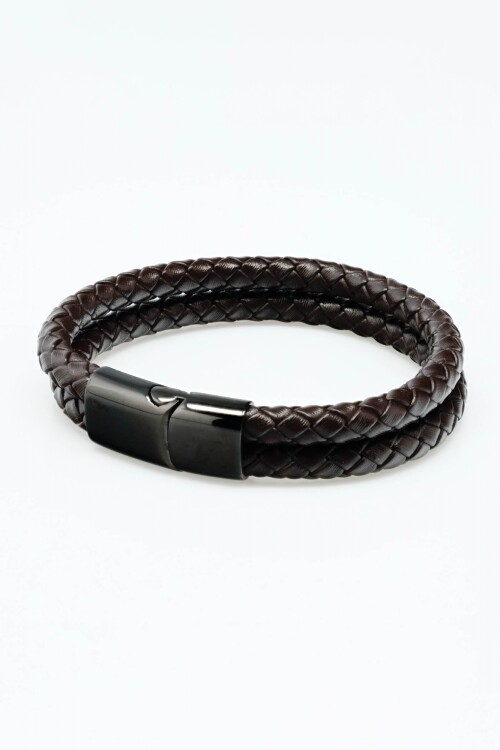 Pulsera cuero Marrón
