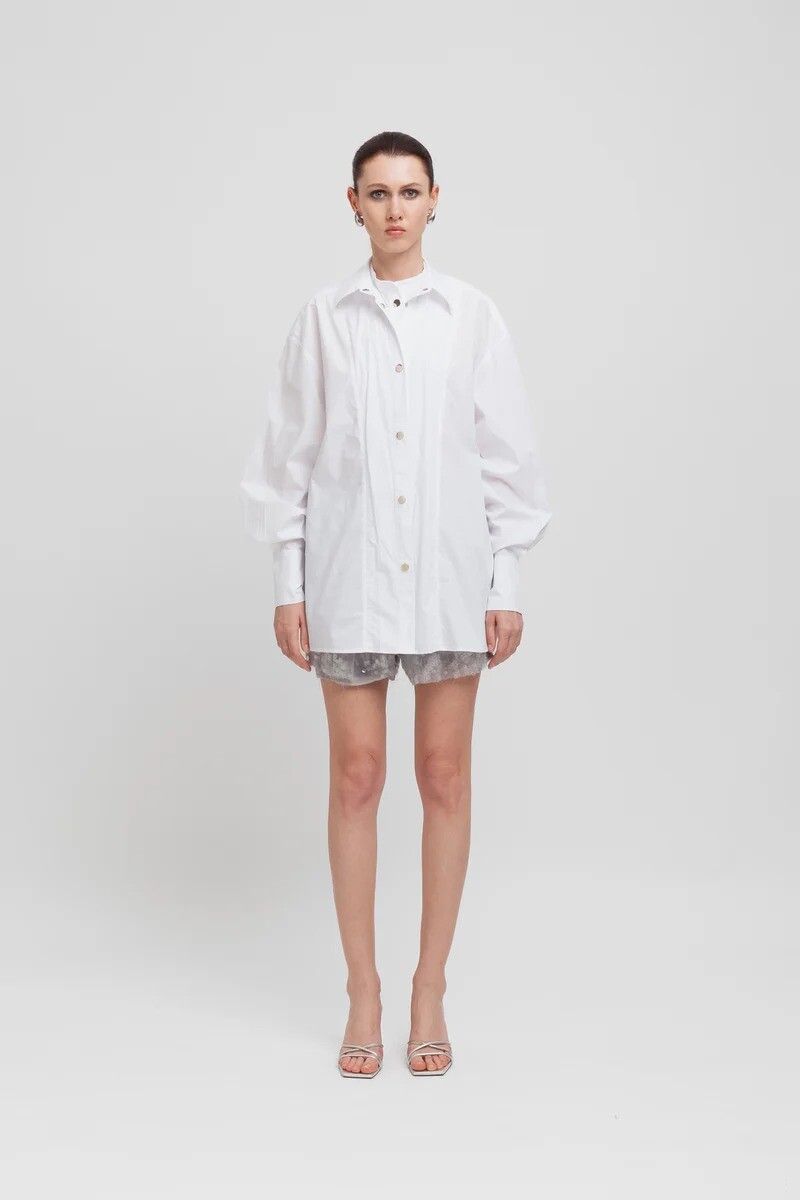 CAMISA ABOTONADURA Blanco