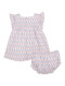 Vestido Estampado Geometrico Piedra