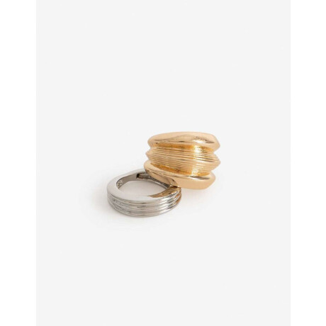 Anillo Set Metal Dorado