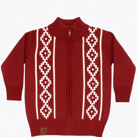 Campera Pampa de niño Bordo