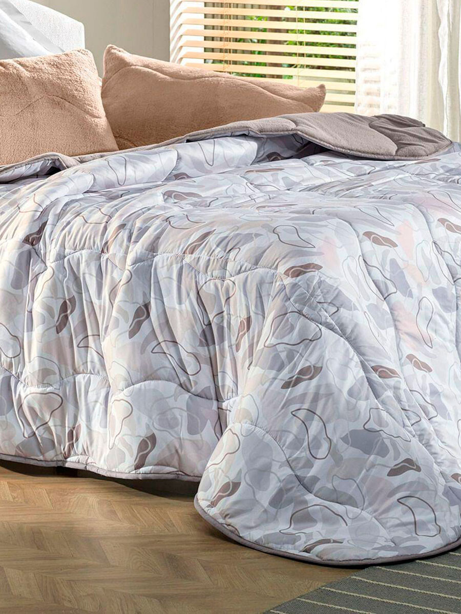ACOLCHADO FLANNEL - GRIS 