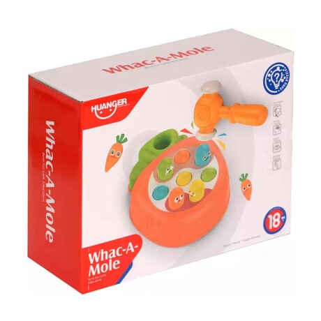 Juego Causa Efecto con Martillo Golpea al Topo Bebé Huanger Multicolor