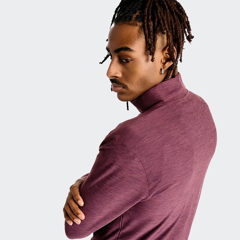 Buzo New Balance Dye 1/4 Zip Violeta