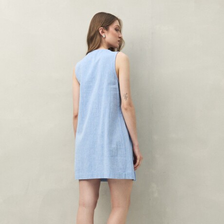 VESTIDO ODEN Azul Melange