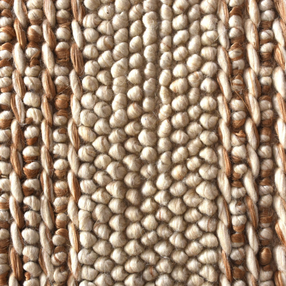 ALFOMBRA NATURAL/BEIGE YUTE Y LANA BRISONNENT