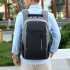 Mochila Impermeable Antirrobo Urbana USB Notebook Casual Variante Color Gris