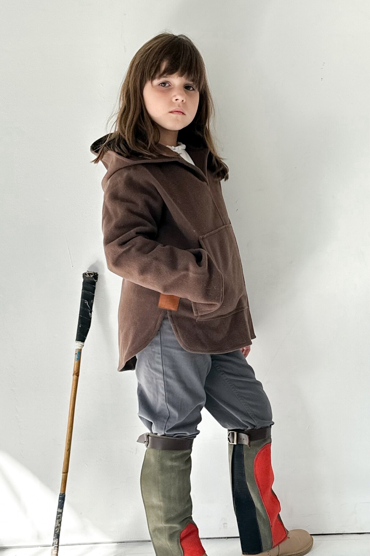 Polainas Guri Verde Musgo / Rojo