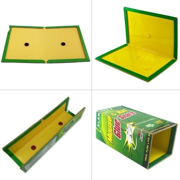 Trampa Para Ratas Ratones Pegamento Sin Veneno Adhesivas X12 Trampa Para Ratas Ratones Pegamento Sin Veneno Adhesivas X12