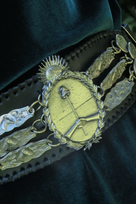 Rastra Belt Argentina Negro
