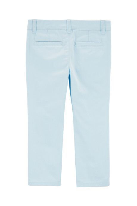 Pantalón de sarga, clásico, azul. Talles 2-5T Sin color