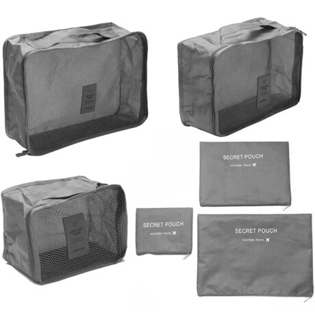 Set x6 Organizador de Valija Mochila Equipaje Viaje Val001003