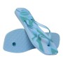 Sandalias Havaianas Slim Square Jelly Mujer Azul Lavanda