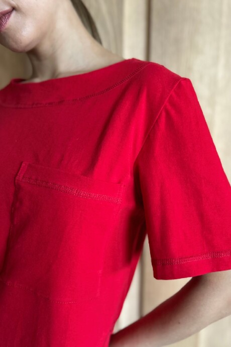 Remera Fresa Rojo