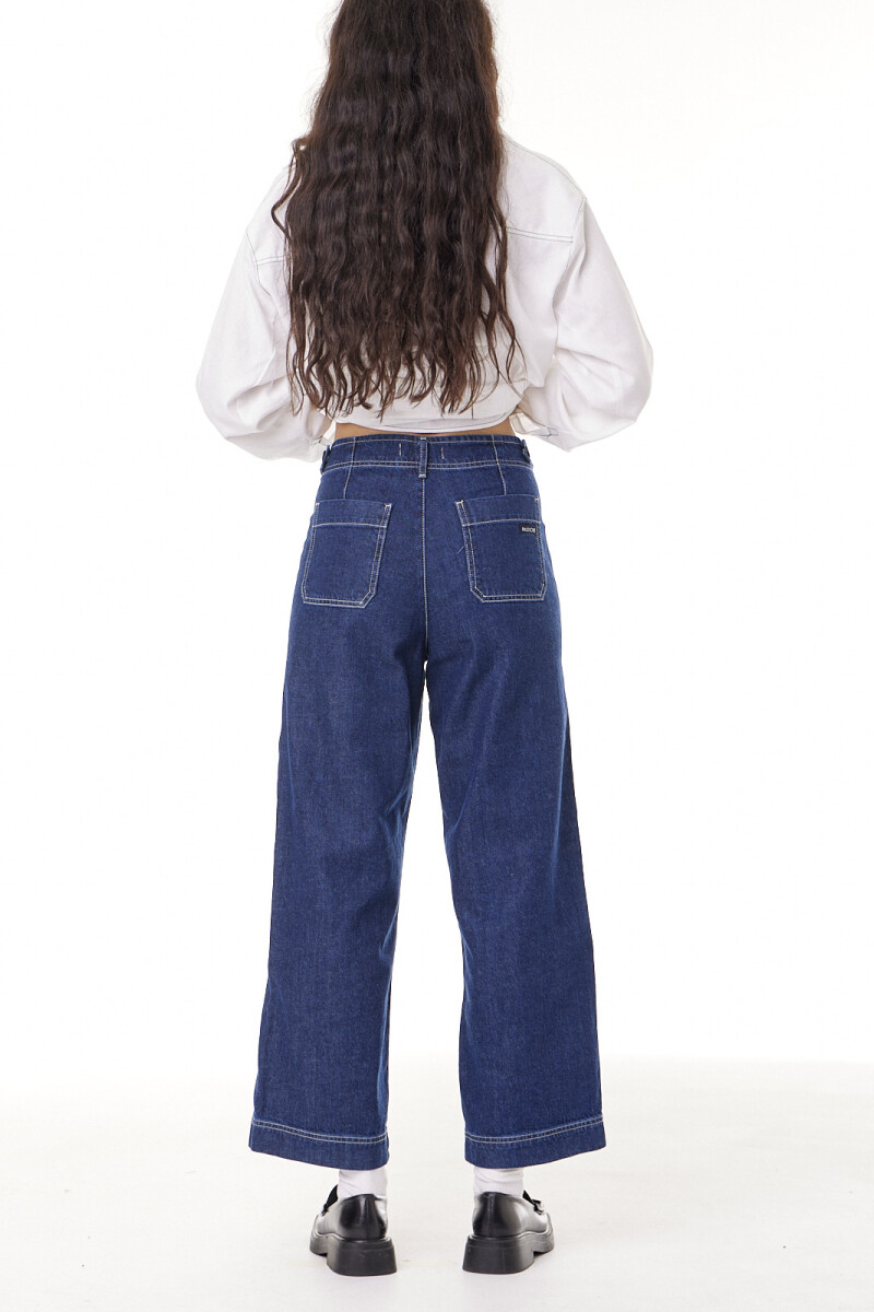 Jean New Back Denim Deep Blue