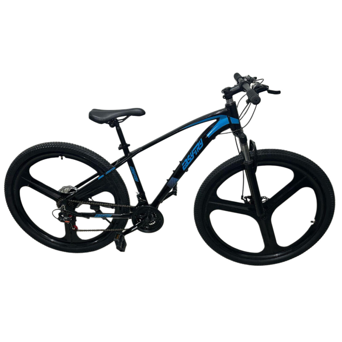 Bicicleta MTB Easy Try Rod. 27.5 Negra/Azul - AZUL-NEGRO 