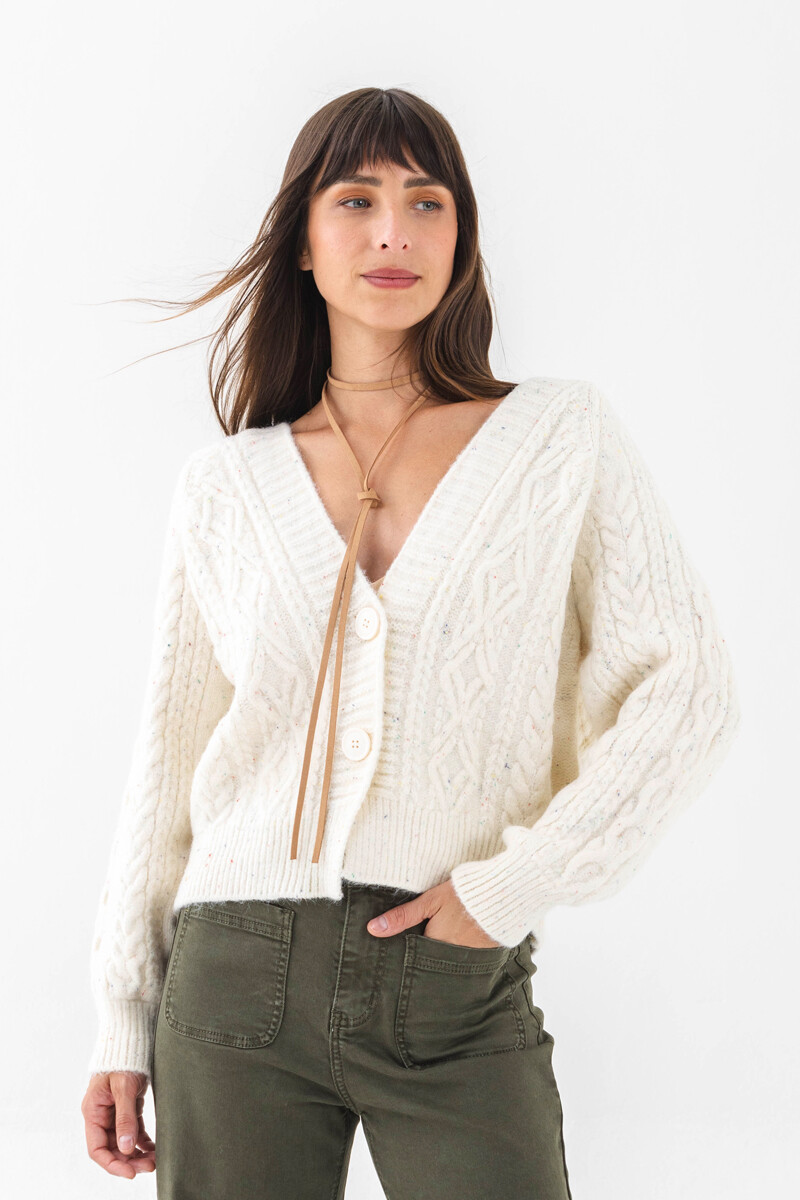 Cardigan Zoe - Crudo 