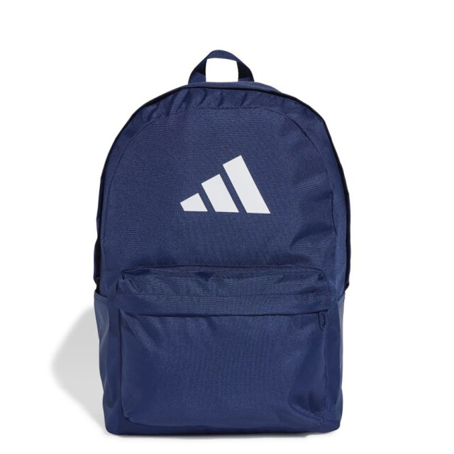 Mochila Adidas Classic 3 Logo Azul - Blanco