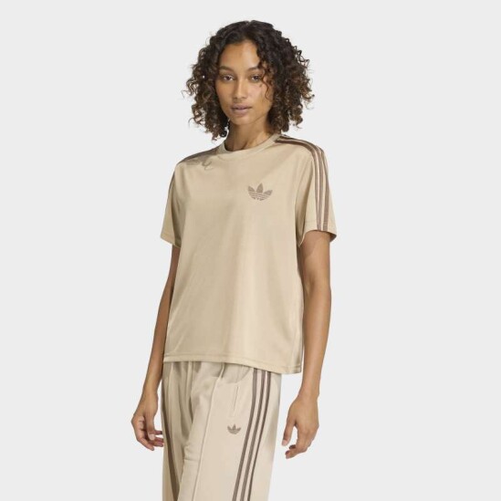 Remera Adidas Firebird Marrón